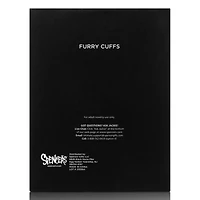 Black Furry Handcuffs - Pleasure Bound