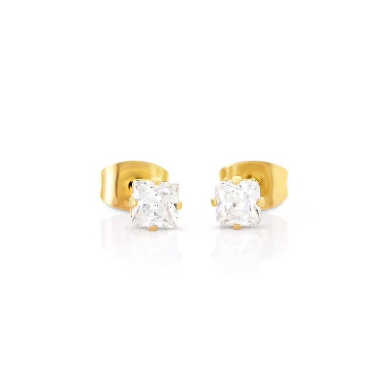 Multi-Pack Playboy Bunny and CZ Stud Earrings - 3 Pair