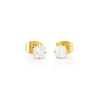 Multi-Pack Playboy Bunny and CZ Stud Earrings - 3 Pair