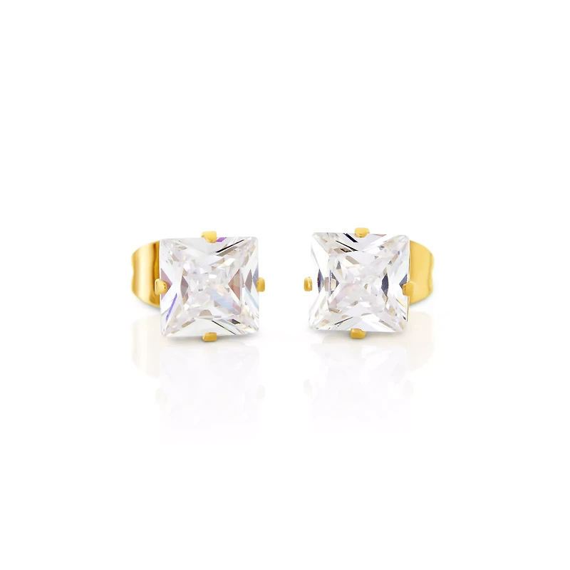 Multi-Pack Playboy Bunny and CZ Stud Earrings - 3 Pair