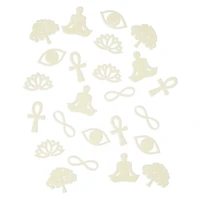 Glow in the Dark Serenity Stick-On Pieces - 24 Pack