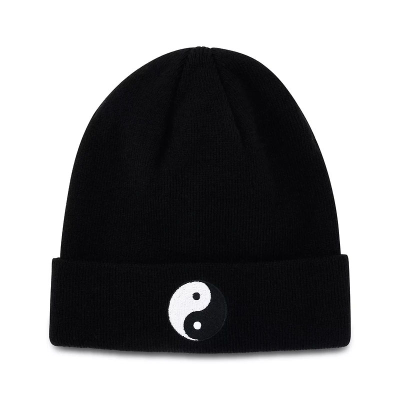 Yin Yang Cuff Beanie Hat