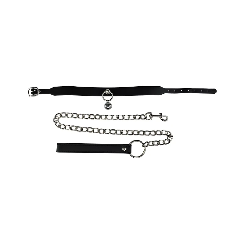 Bells Collar with Leash - Pleasure Bound