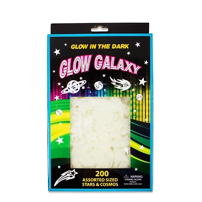 Glow in the Dark Star Stick-On Pieces - 200 Pack