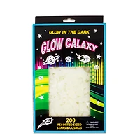 Glow in the Dark Star Stick-On Pieces - 200 Pack