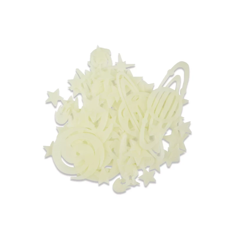 Glow in the Dark Star Stick-On Pieces - 200 Pack