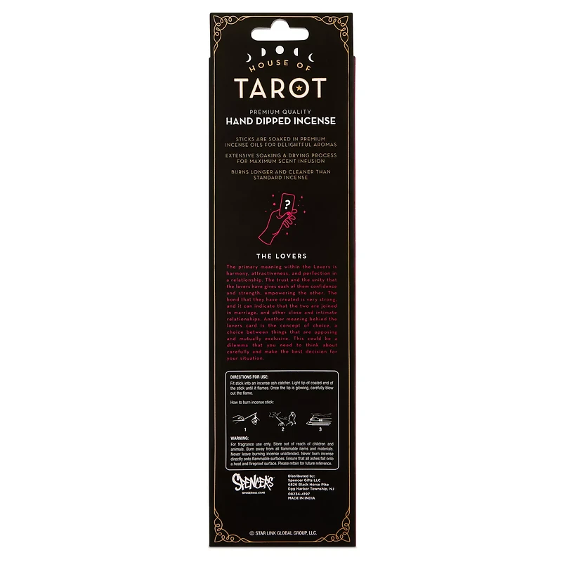 Tarot Love Spell Incense Sticks - 100 Pack