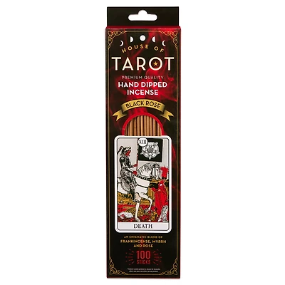 Tarot Black Rose Incense Sticks - 100 Pack