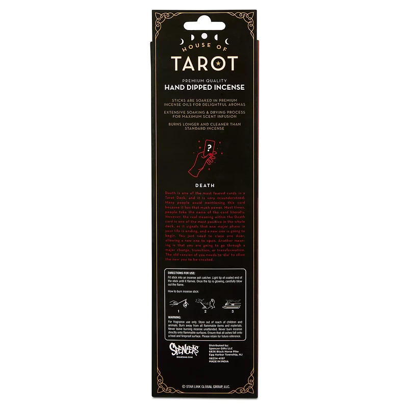 Tarot Black Rose Incense Sticks - 100 Pack