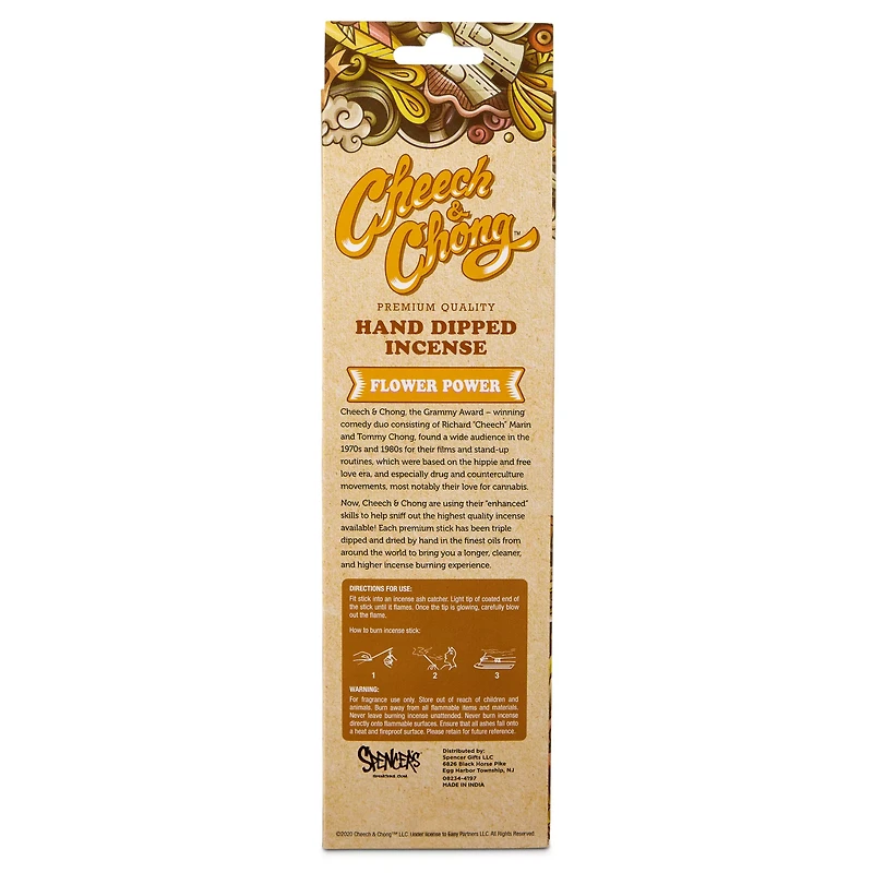 Flower Power Incense 100 Pack - Cheech and Chong