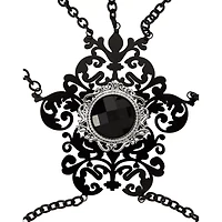 Black CZ Gothic Hand Armor