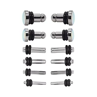 Multi-Pack Aqua Resin Plugs - 6 Pair