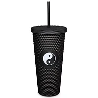 Textured Yin Yang Cup with Straw - 24 oz.
