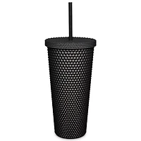 Textured Yin Yang Cup with Straw - 24 oz.
