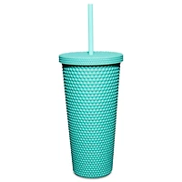 Textured Mushroom Cup with Straw - 24 oz.