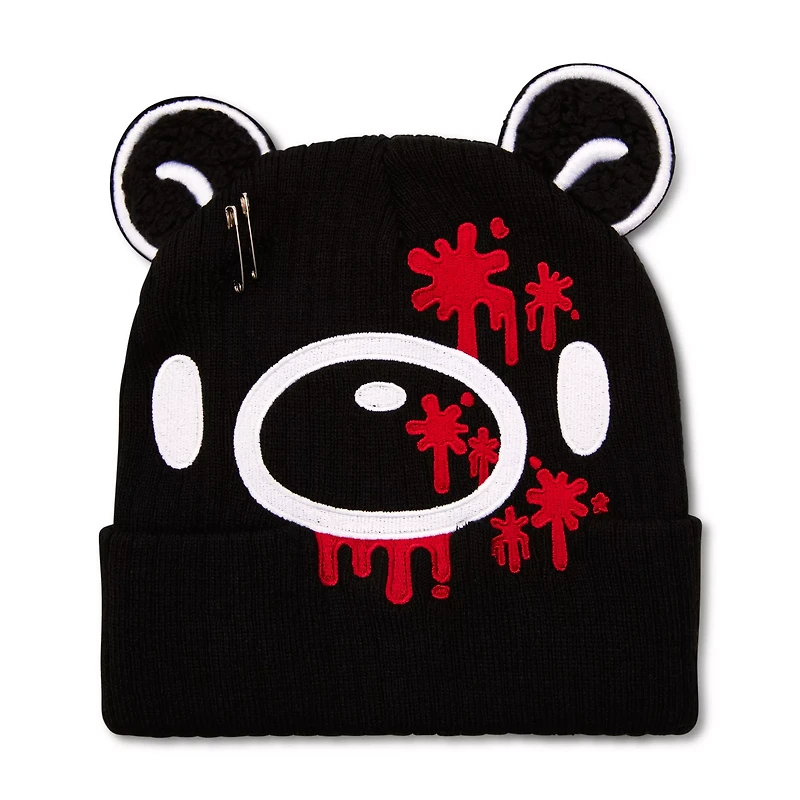 3D Gloomy Bear Bloody Cuff Beanie Hat