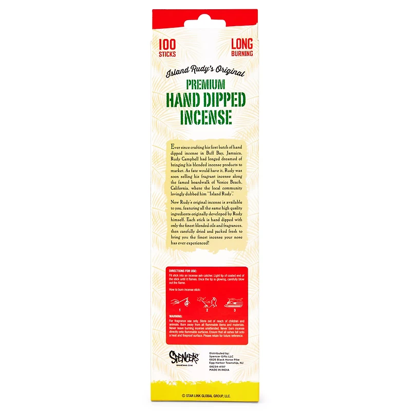 Patchouli Incense Sticks - 100 Pack