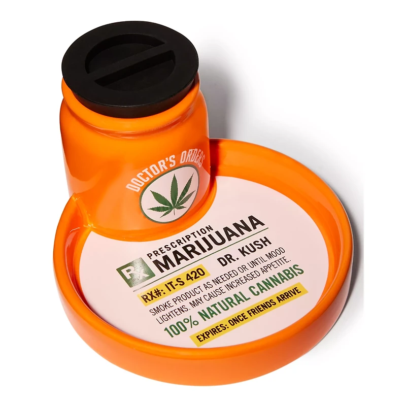 Rx Prescription Stash Jar Ashtray - 3 oz.