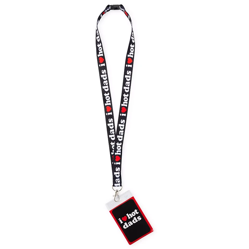 I Heart Hot Dads Lanyard - Danny Duncan