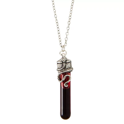 Snake Blood Vial Pendant Necklace