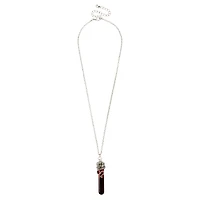 Snake Blood Vial Pendant Necklace