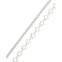 Chain and Star Layered Necklace