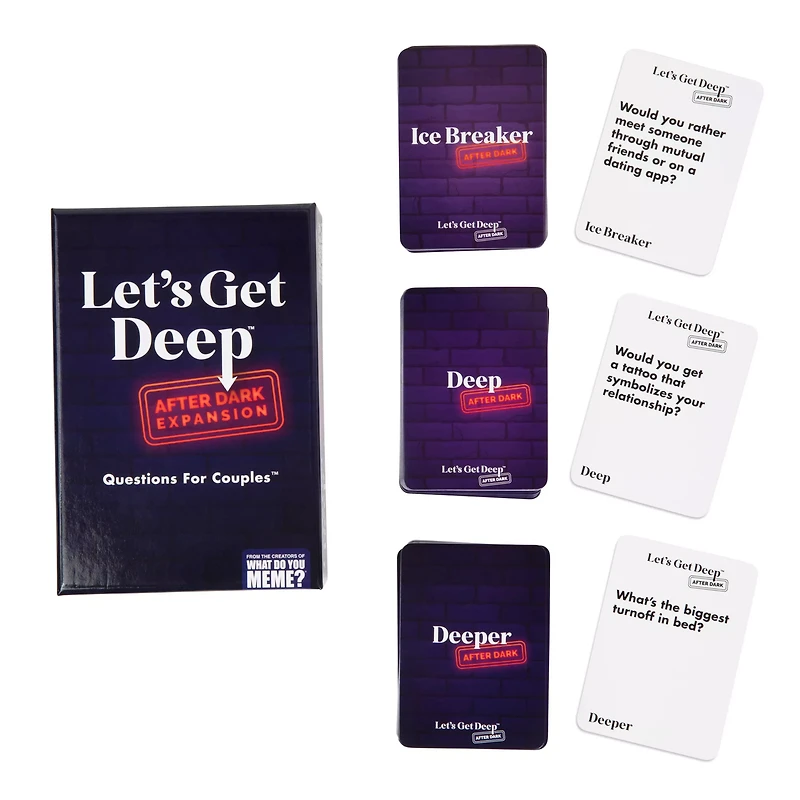 Let's Get Deep Couples Game After Dark Expansion Pack