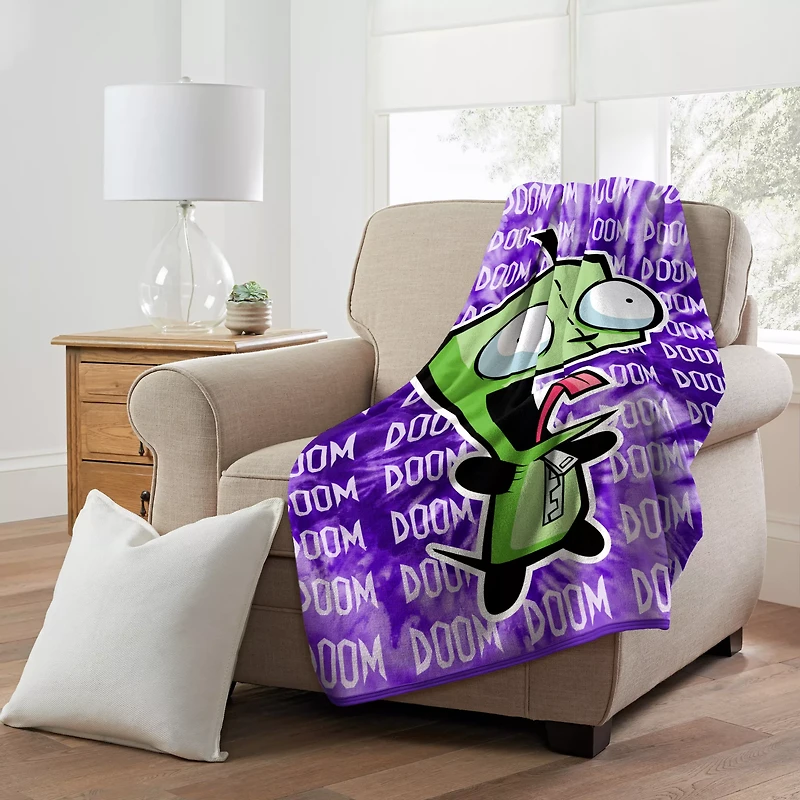 Invader Zim Doom Fleece Blanket
