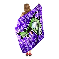 Invader Zim Doom Fleece Blanket