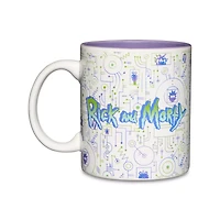 Tech Pattern Alien Rick and Morty Coffee Mug -  20 oz.