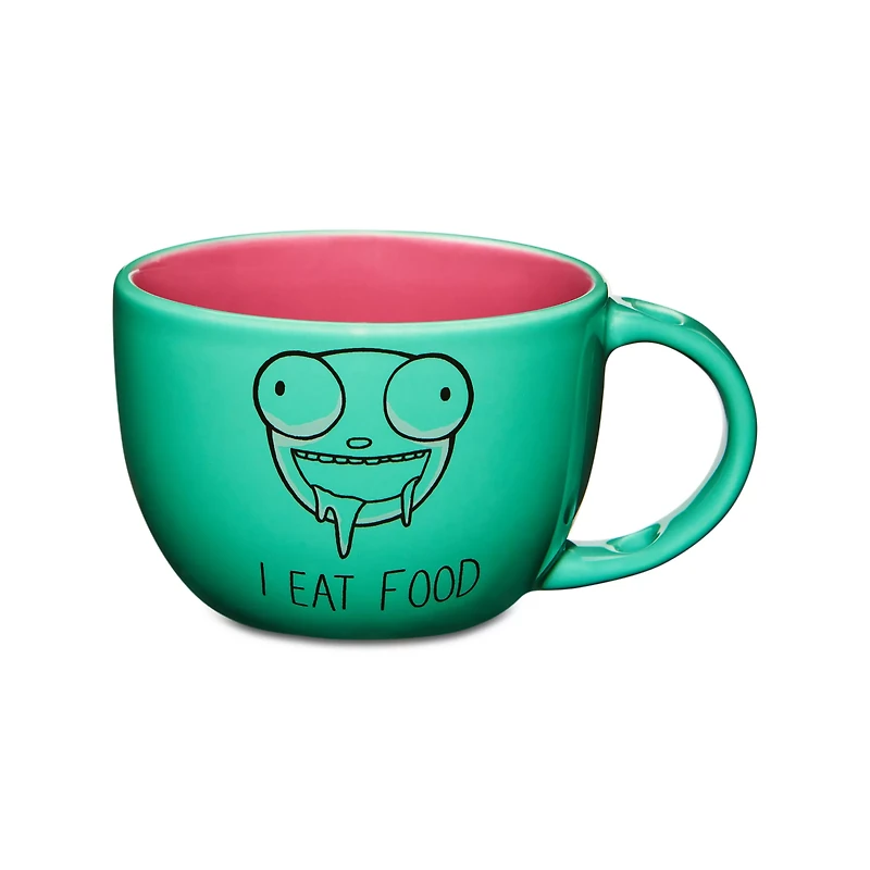 GIR I Eat Food Soup Mug with Spoon - Invader Zim