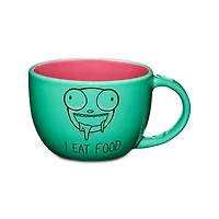 GIR I Eat Food Soup Mug with Spoon - Invader Zim