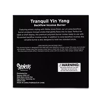 Tranquil Yin Yang Woman Backflow Incense Burner