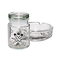 Weed Witch Stash Jar and Ashtray Set