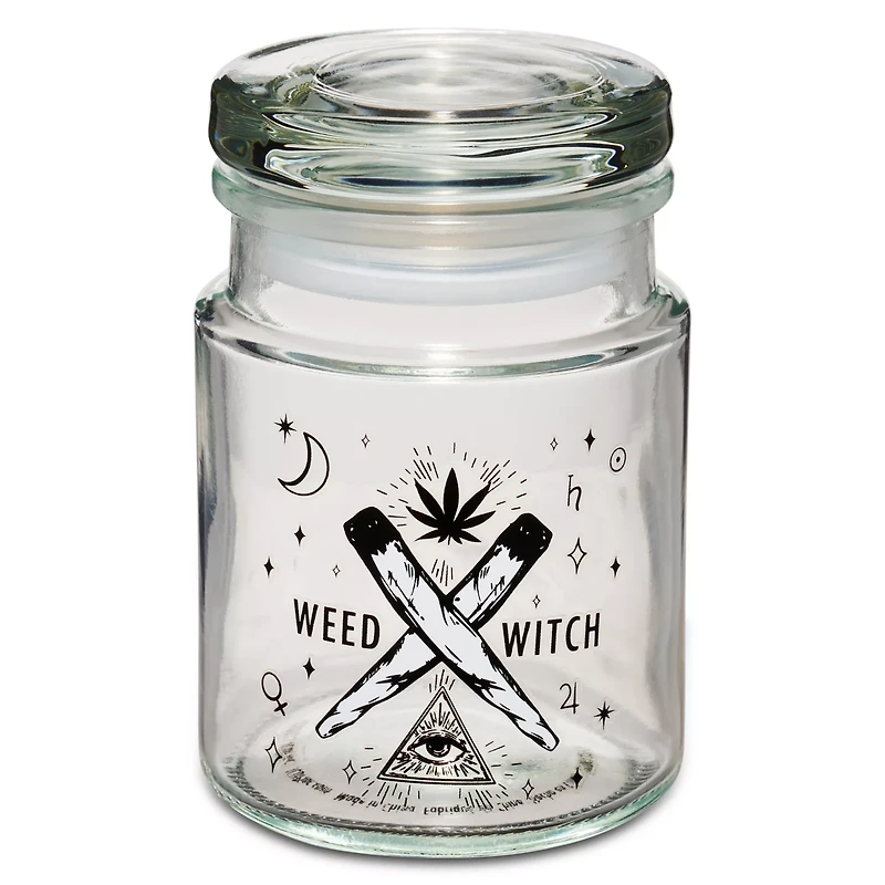 Weed Witch Stash Jar and Ashtray Set