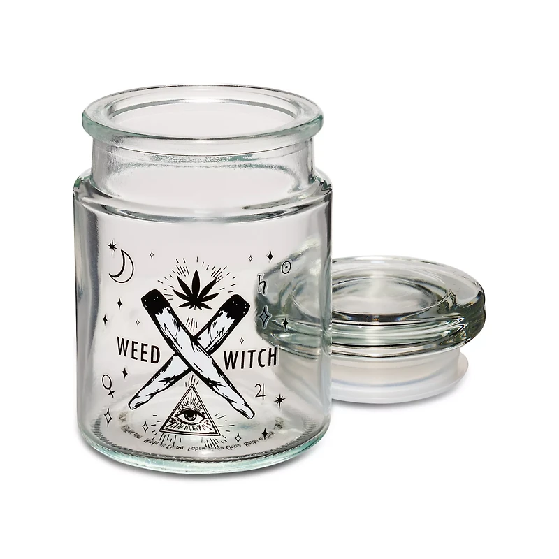 Weed Witch Stash Jar and Ashtray Set