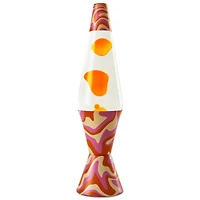 17 Inch '70s Retro Orange Swirl Lava Lamp