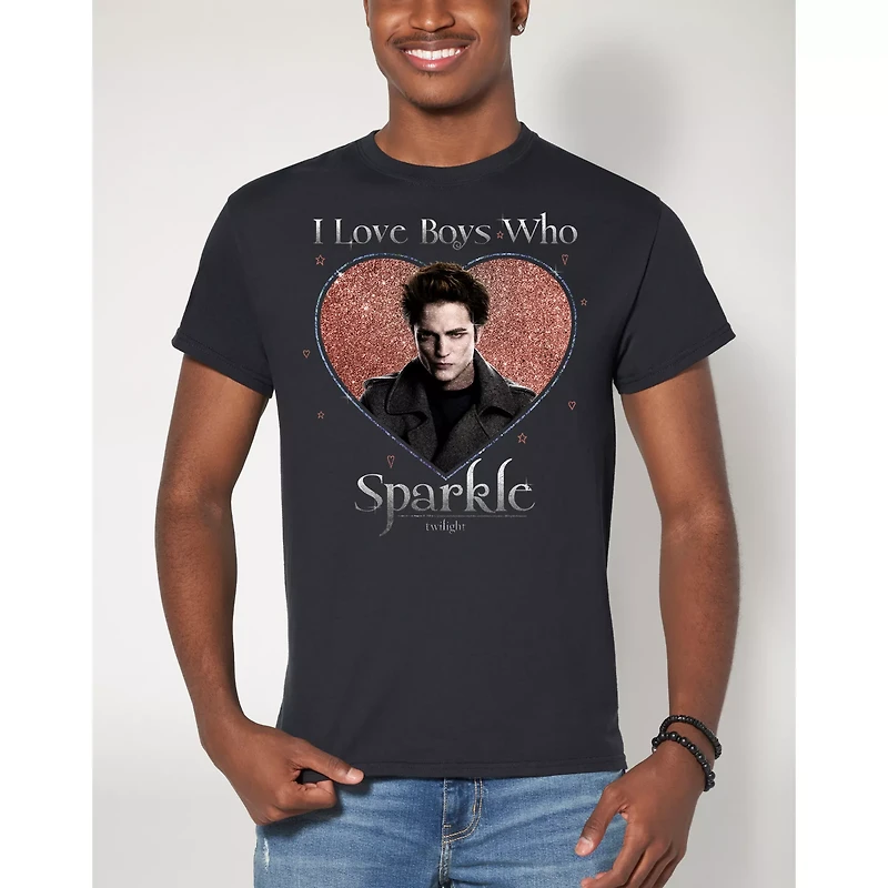 I Love Boys Who Sparkle T Shirt - Twilight