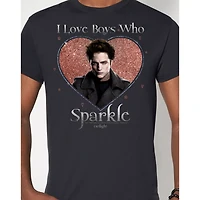 I Love Boys Who Sparkle T Shirt - Twilight