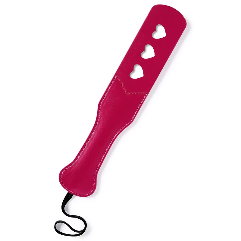 Red Mischief Heart Paddle