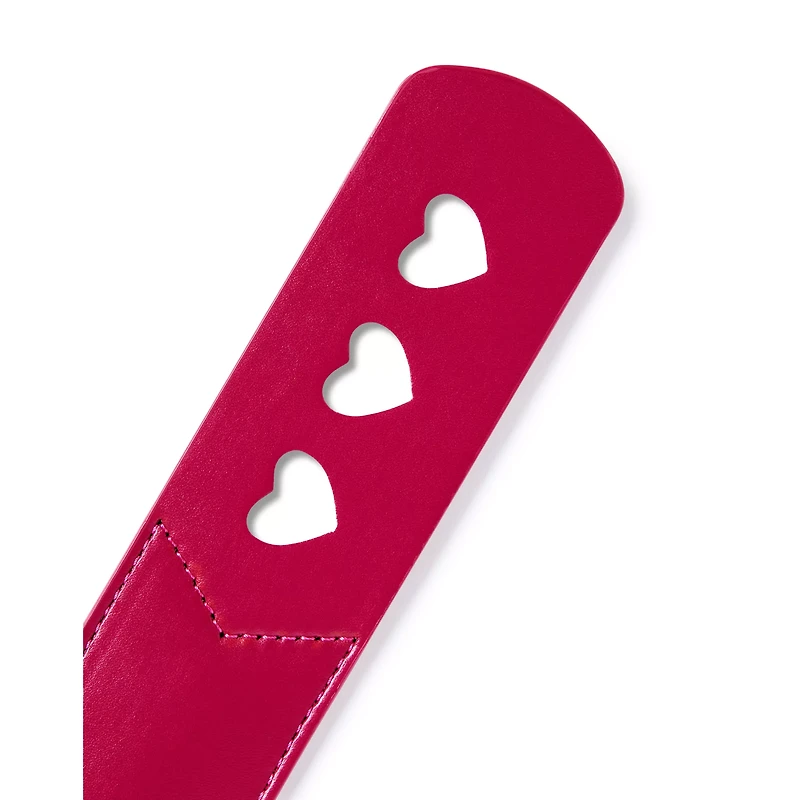 Red Mischief Heart Paddle