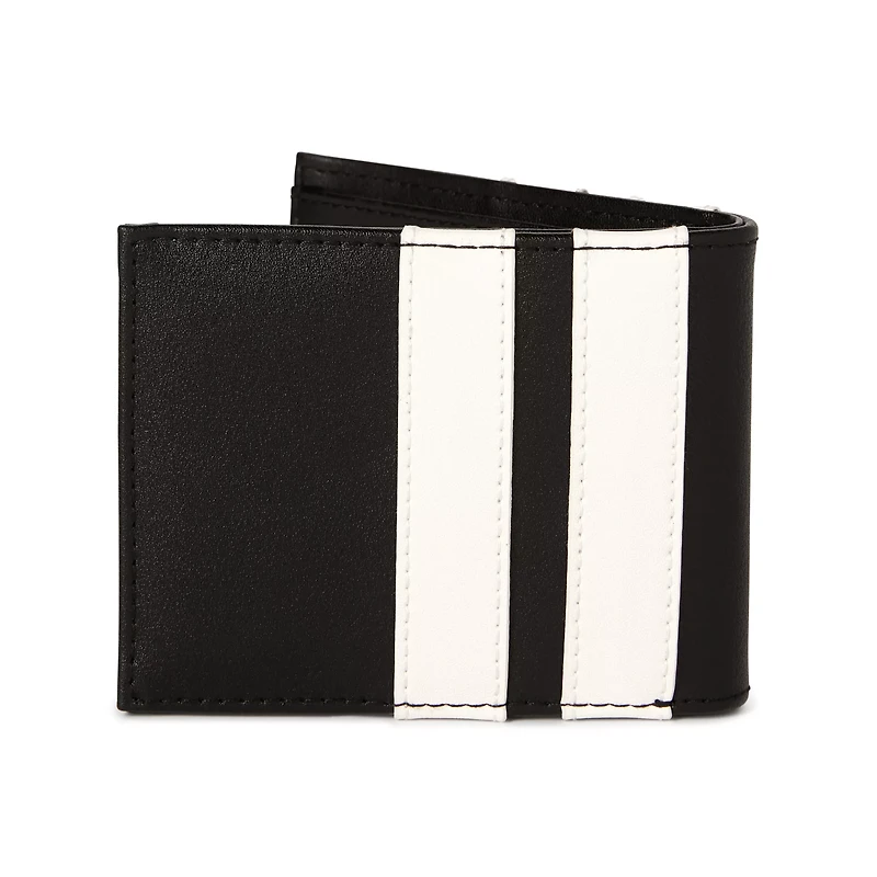 Black Varsity Playboy Bifold Wallet