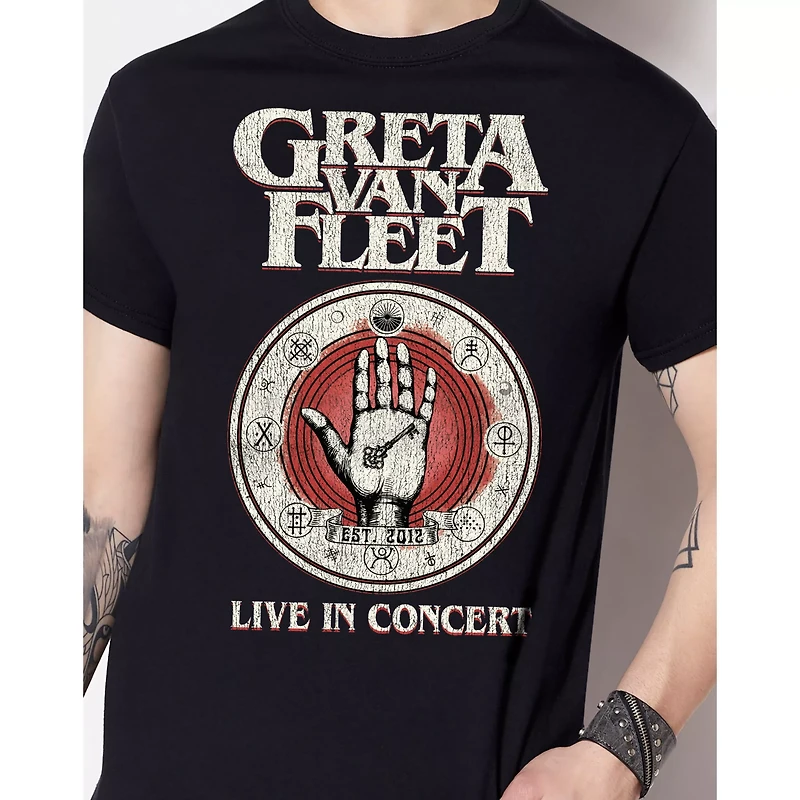 Greta Van Fleet Concert T Shirt