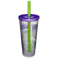 Cyber Rick and Morty Cup with Straw - 24 oz.