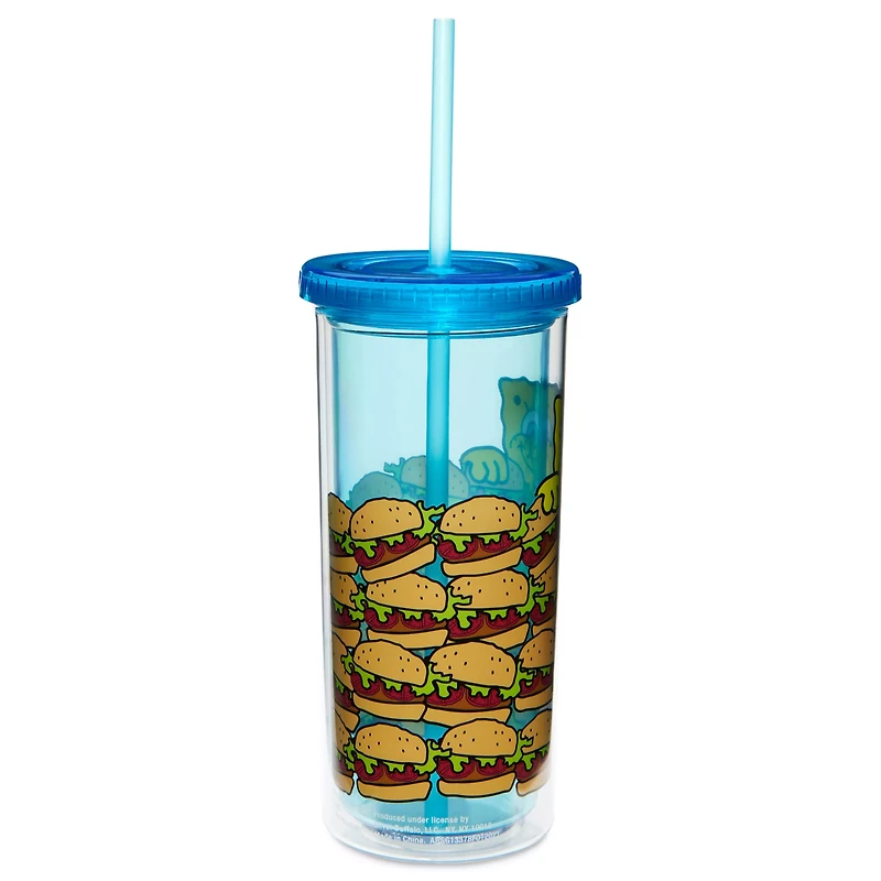SpongeBob Squarepants Krabby Patties Cup with Straw - 20 oz.
