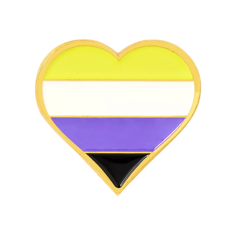 Multi-Pack Nonbinary Pride Pin Set - 4 Pack