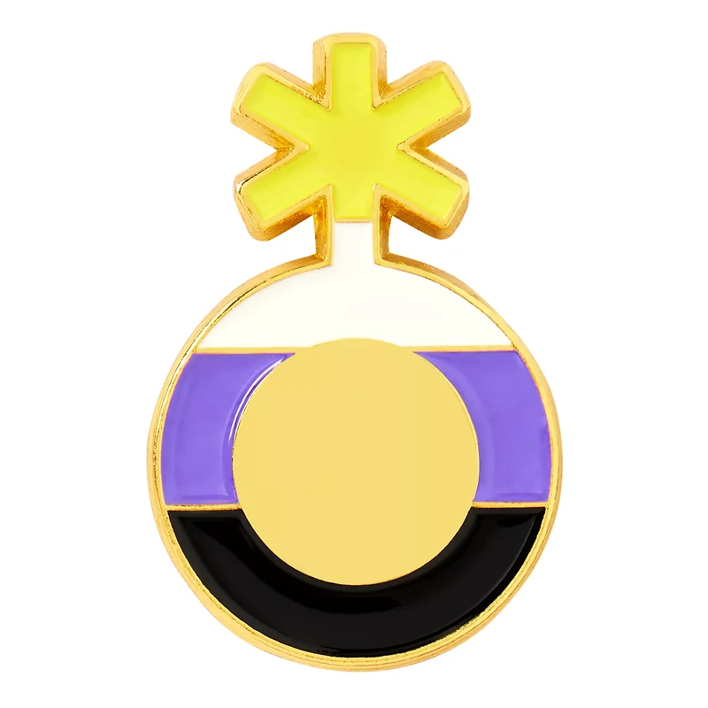 Multi-Pack Nonbinary Pride Pin Set - 4 Pack