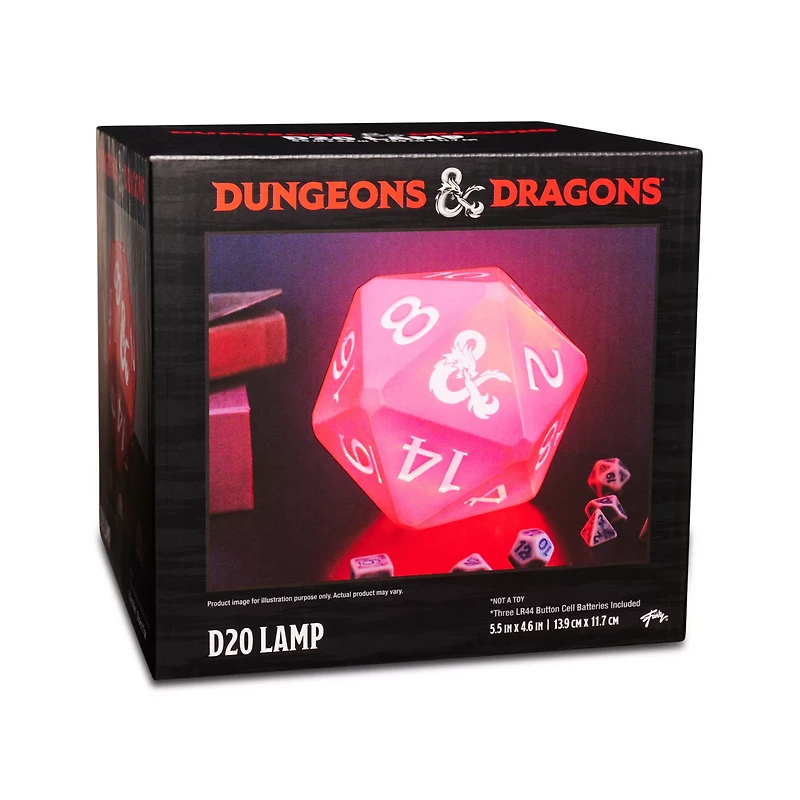 20-Side Dice Lamp - Dungeons & Dragons