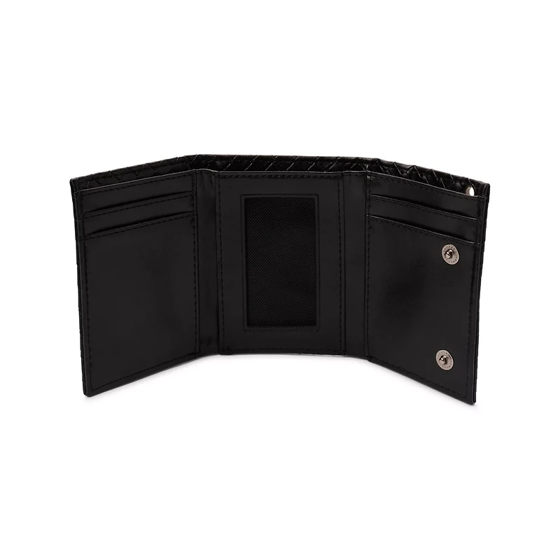 Black Skull Bifold Wallet