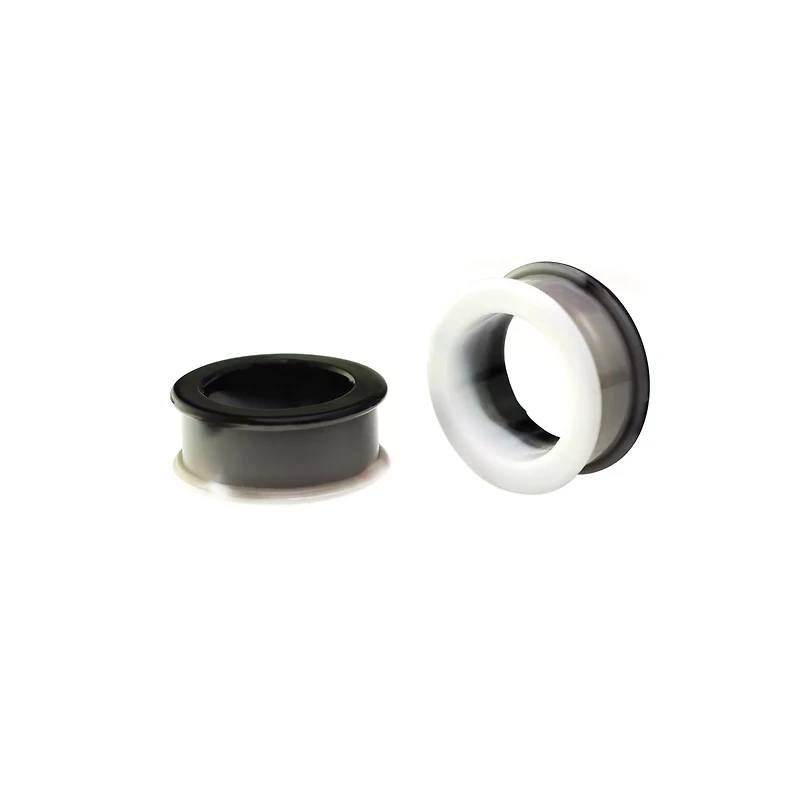 Black and White Double Flare Tunnels